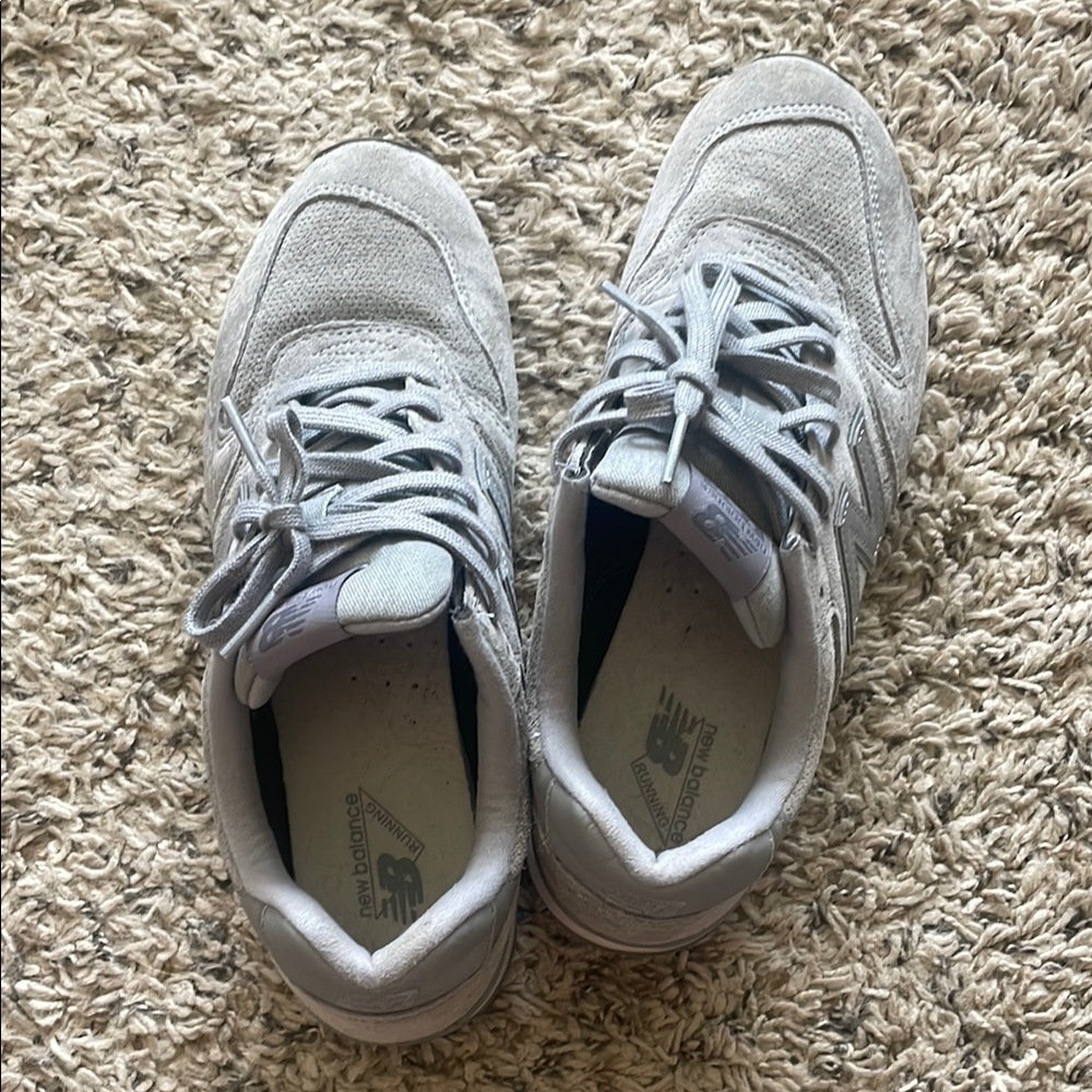 New Balance Gray Sneakers Versatile Low-Top Design
